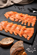 Kanadischer Coho Wildlachs – kaltgeräuchert, geschnitten – 2 × 200 g