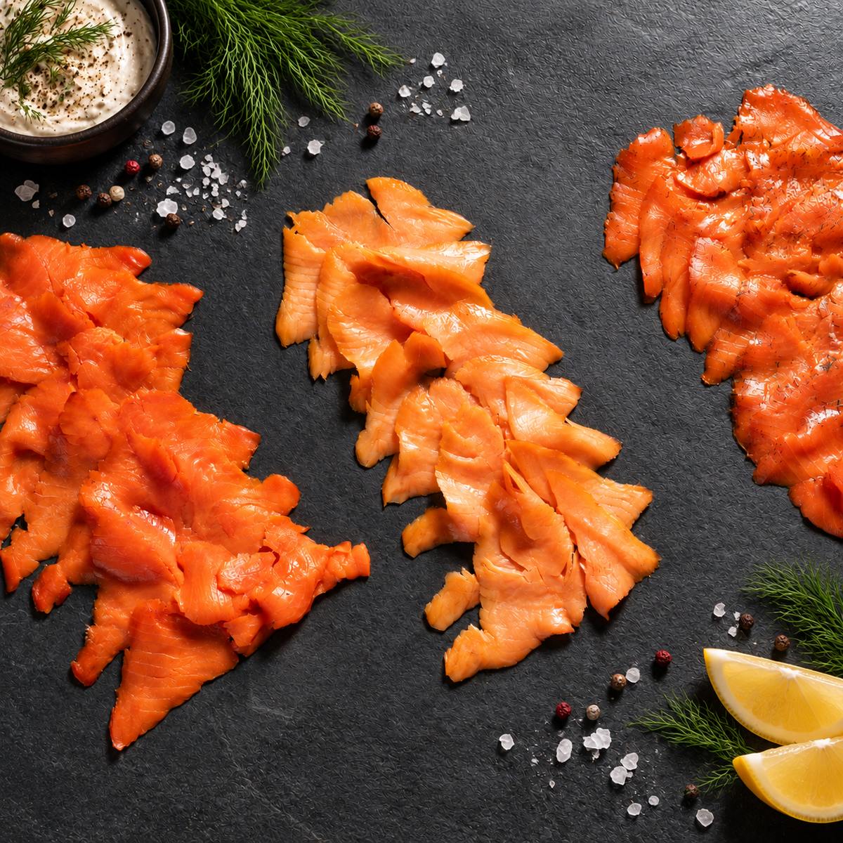 Wildlachs Gourmetpaket - geschnitten - 3x200g